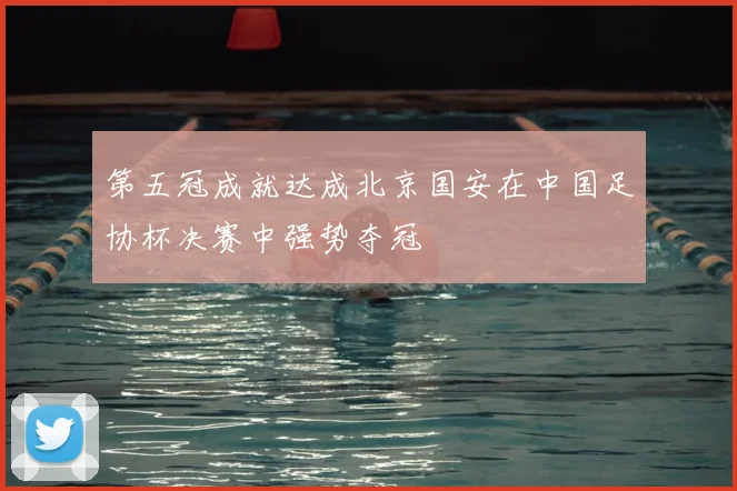 第五冠成就达成北京国安在中国足协杯决赛中强势夺冠